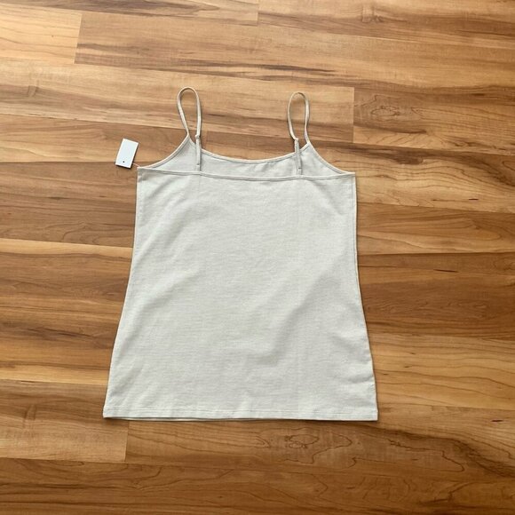 Loft Metallic Shimmer Cami Top Women’s Size Large Champagne Beige NWT - Picture 4 of 7